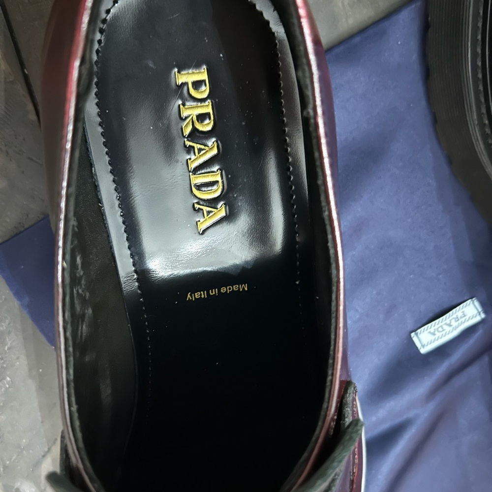 Prada unisex loafers size 10. $300 - Picture 2 of 9